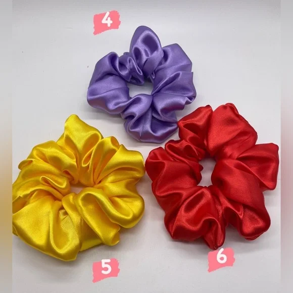 Handmade Scrunchies / Make Your Pack of Scrunchies / Ponytail Holders - Picture 3 of 6
